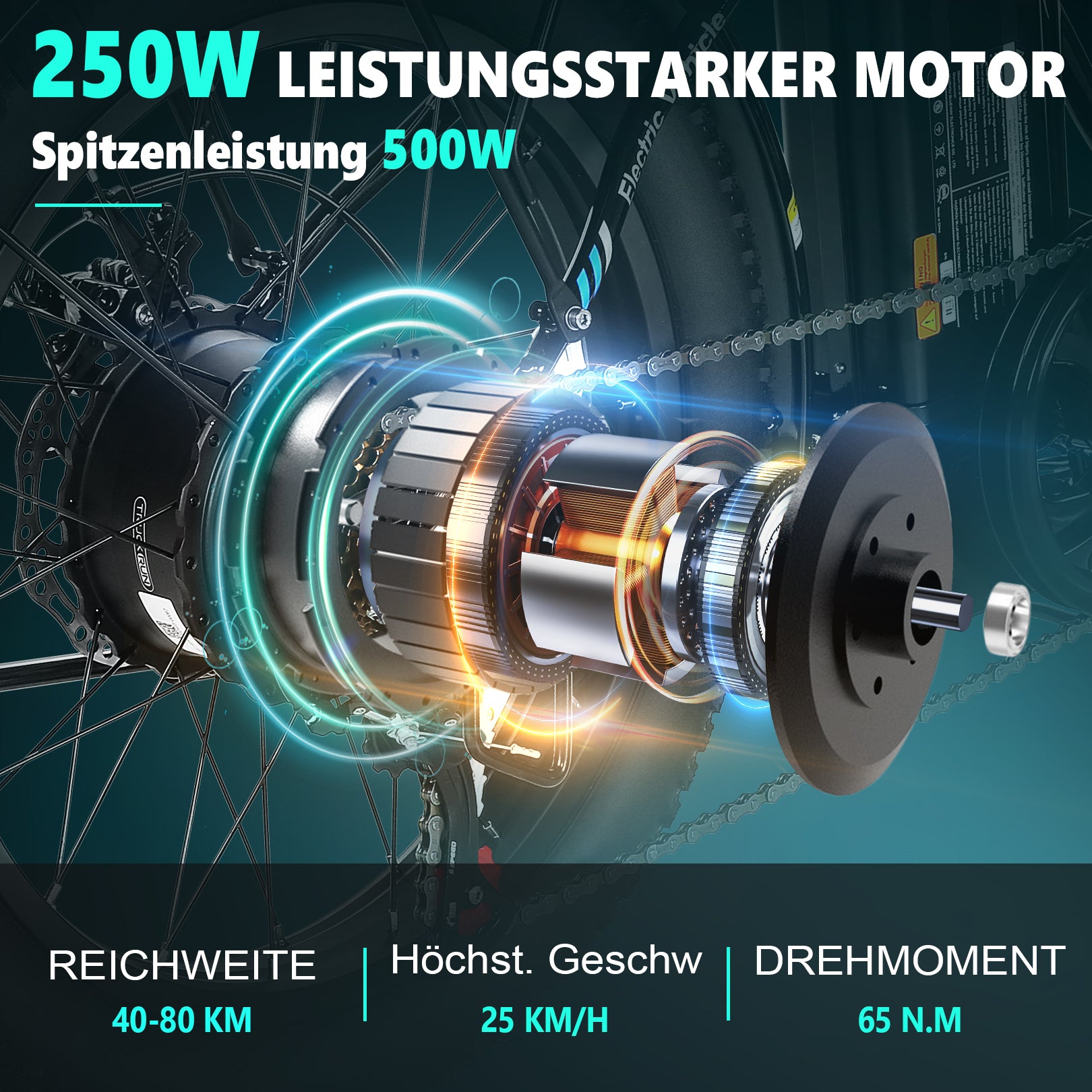 Bicicleta eléctrica de cercanías VIVI 3.0" Bicicleta eléctrica plegable de neumáticos anchos