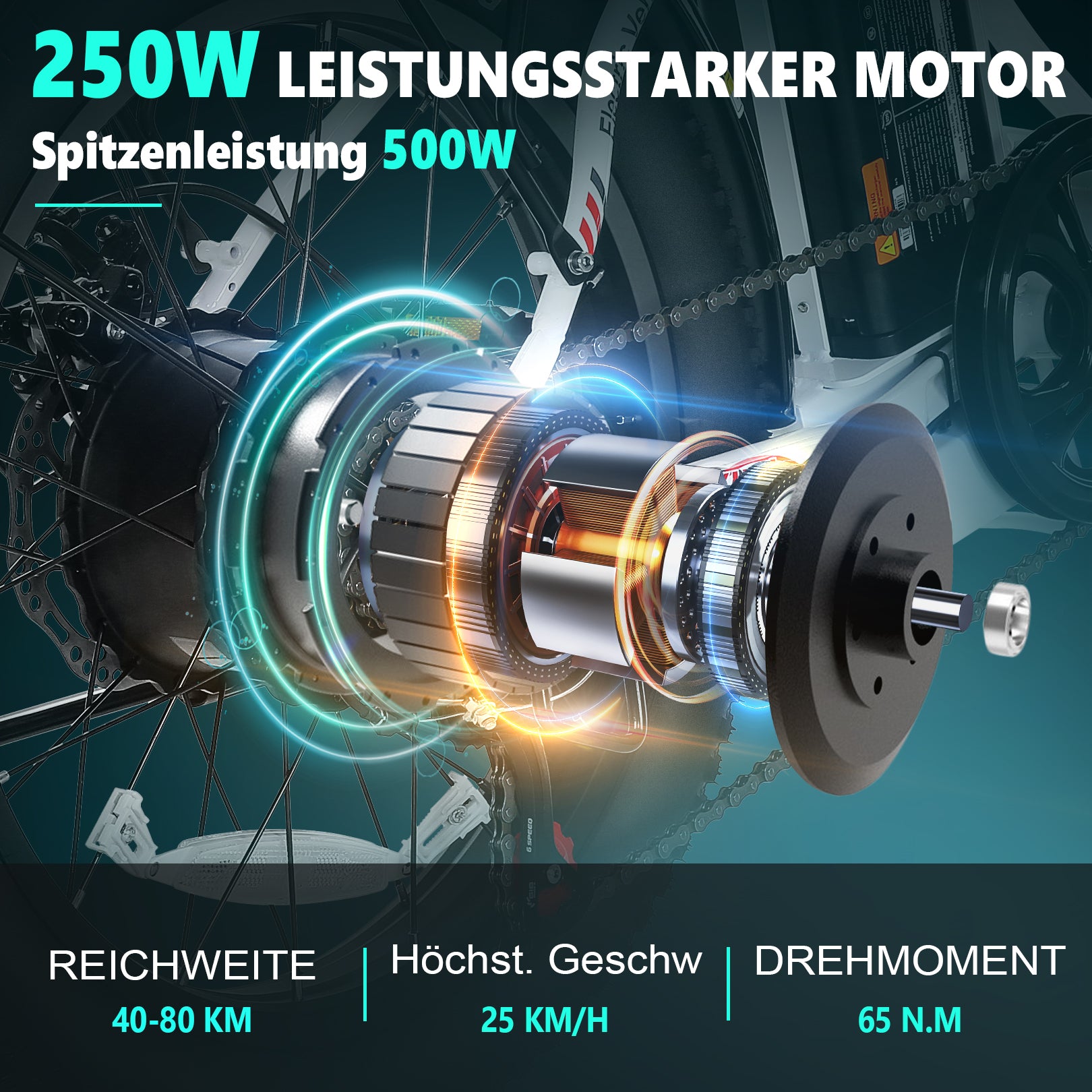 Bicicleta eléctrica de cercanías VIVI 3.0" Bicicleta eléctrica plegable de neumáticos anchos