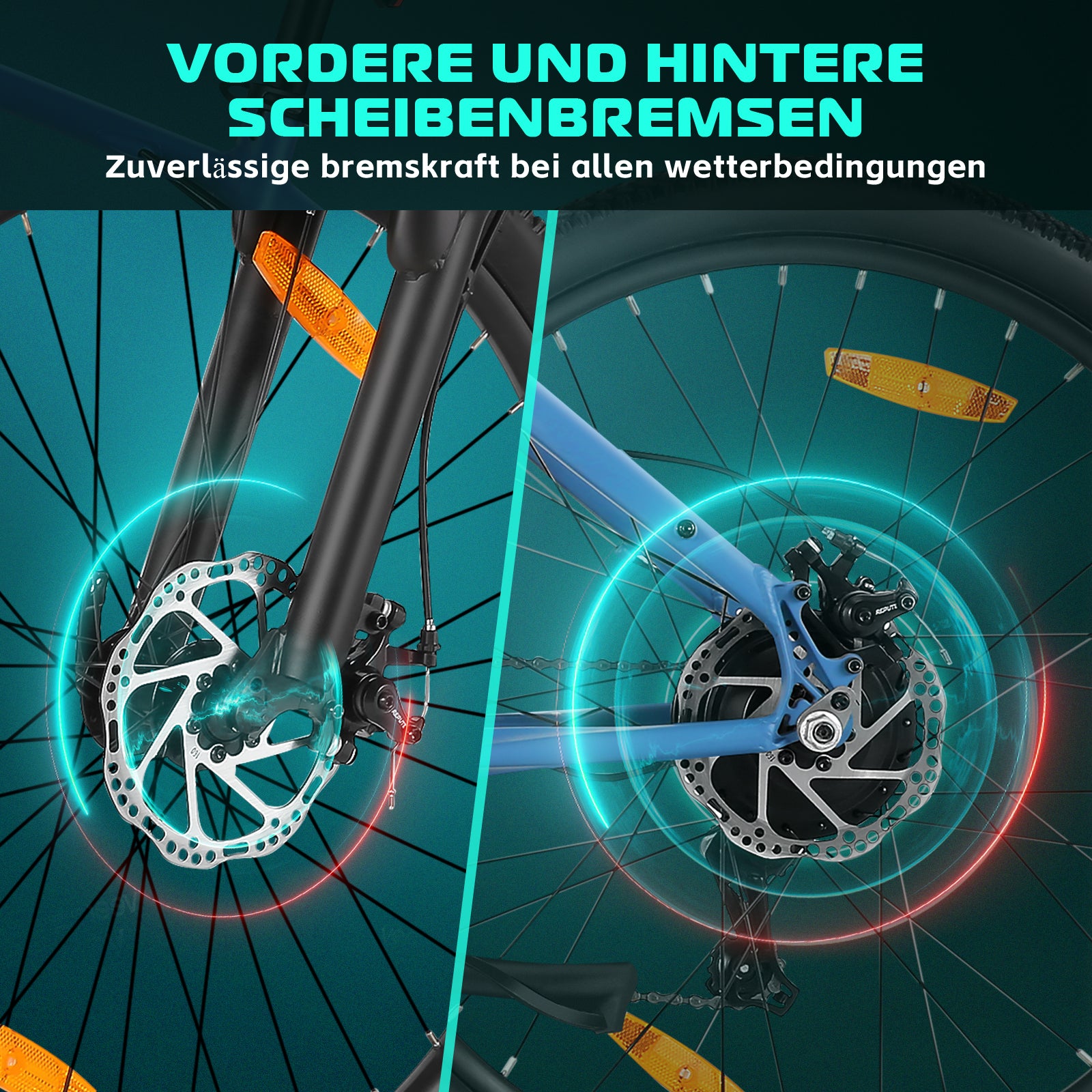 Vivi Electric Bike Commuter Hardtail Electric Mountain Bike