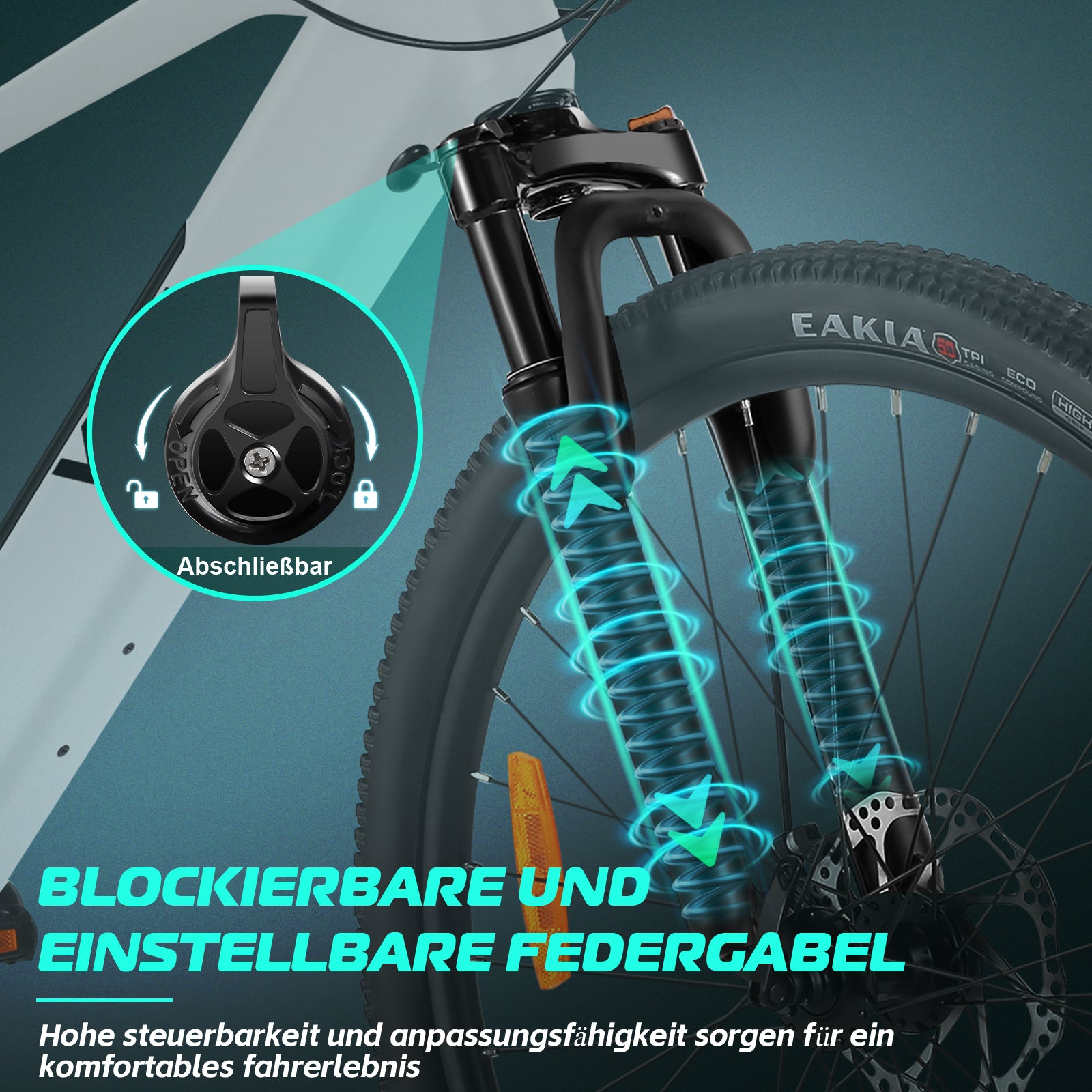 Vivi Electric Bike Commuter Hardtail Electric Mountain Bike