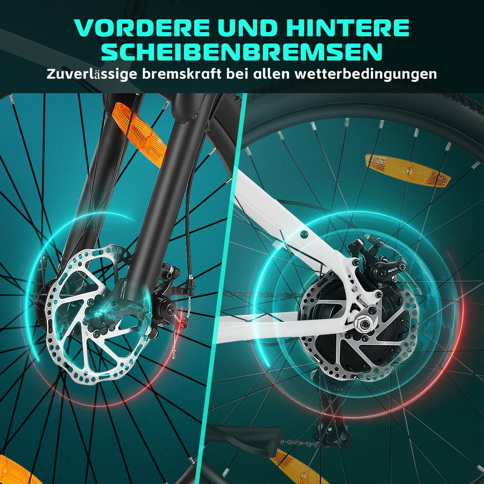 Vivi Electric Bike Commuter Hardtail Electric Mountain Bike